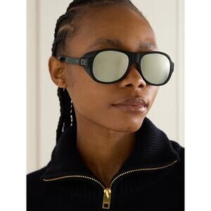 New, CELINE Après Ski Capsule pilot sunglasses CL40301U 01C Authentic